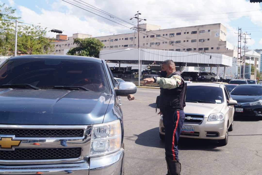 Policía de Naguanagua desplegada por el municipio