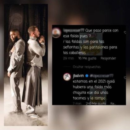 J Balvin responde críticas de un seguidor