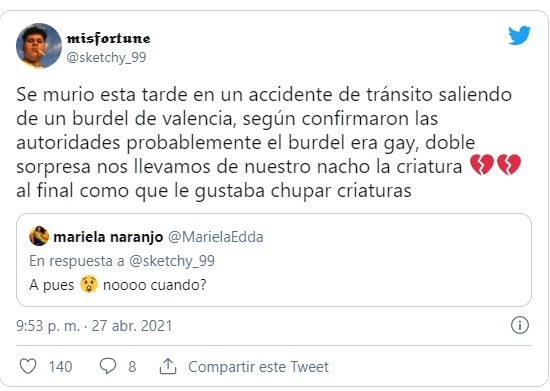 Nacho y su falsa muerte