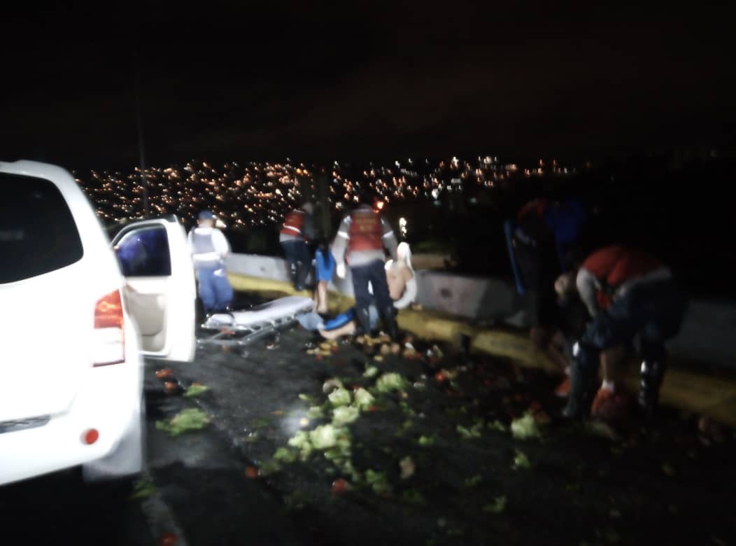 Accidente de tránsito en autopista Norte-Sur