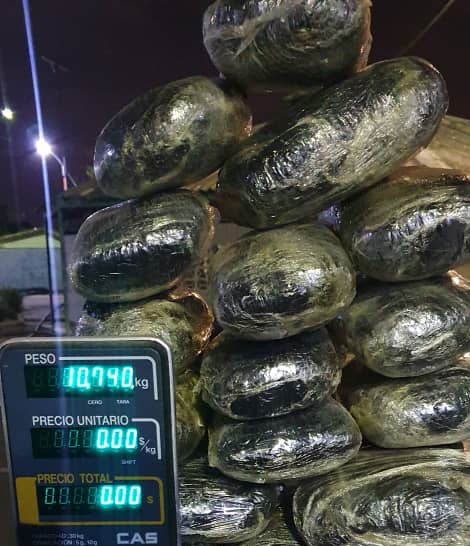 incauta 40 panelas de marihuana
