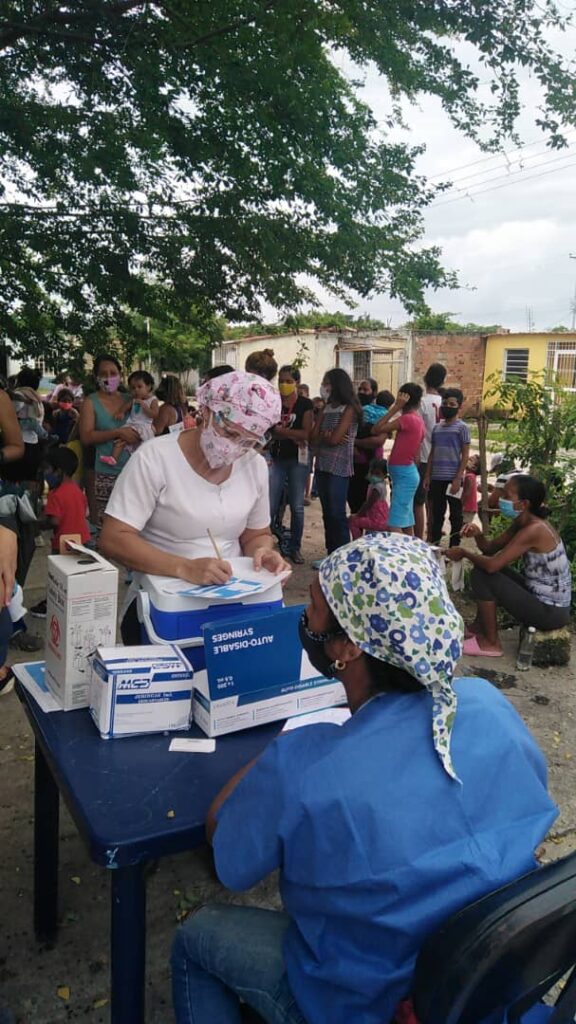 Campaña de Vacunación de Las Américas en Los Guayos
