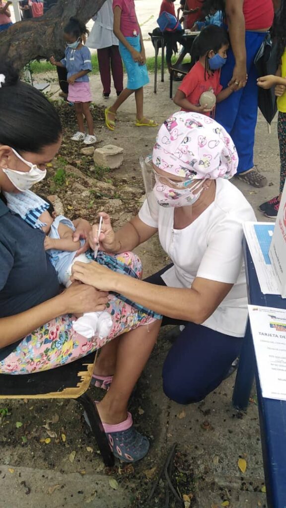 Campaña de Vacunación de Las Américas en Los Guayos