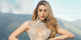 "Diosa de Ologá" traje típico de Miss Venezuela