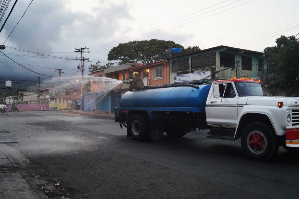 desinfecciones contra el Coronavirus en Naguanagua