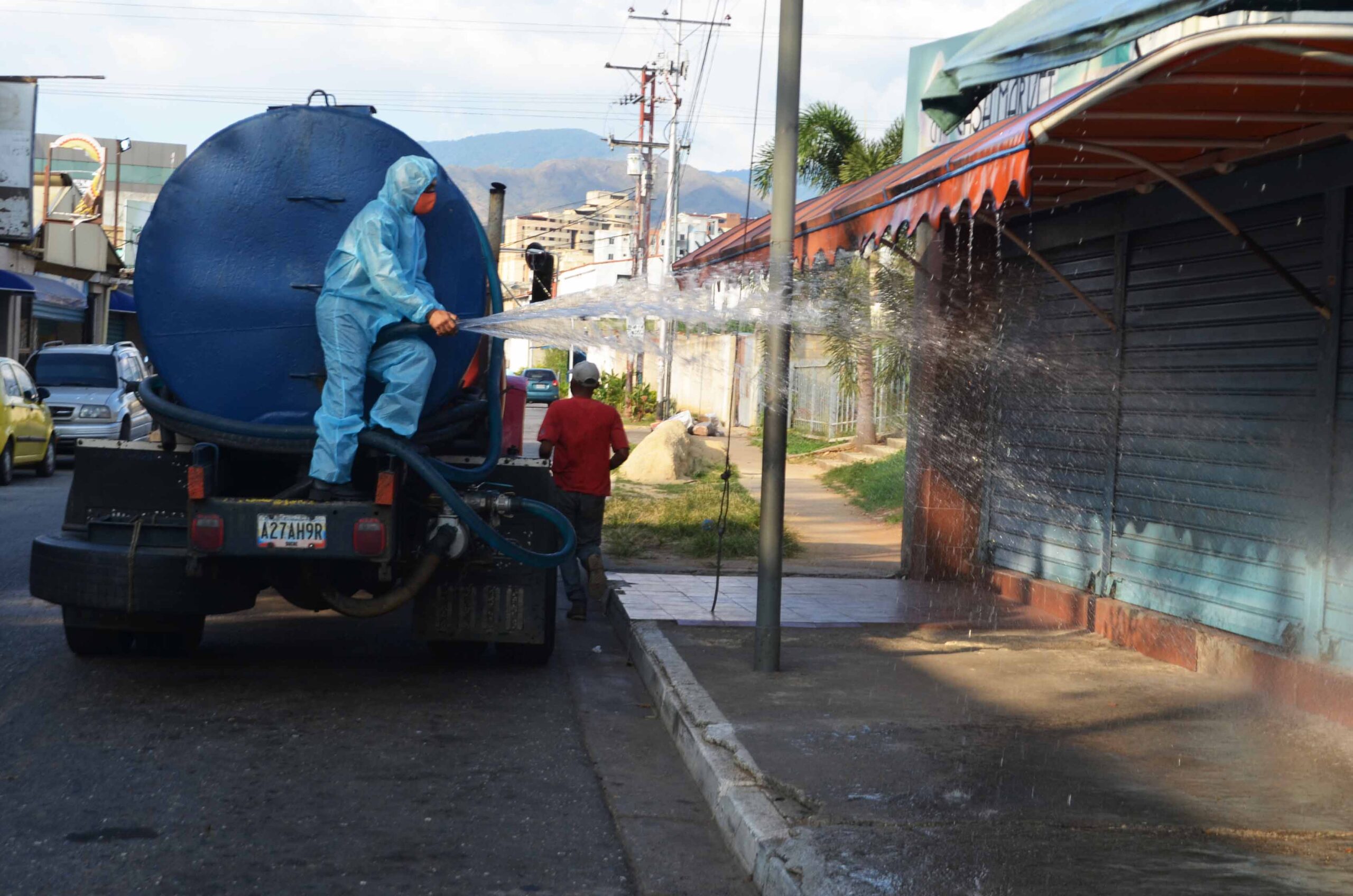 desinfecciones contra el Coronavirus en Naguanagua