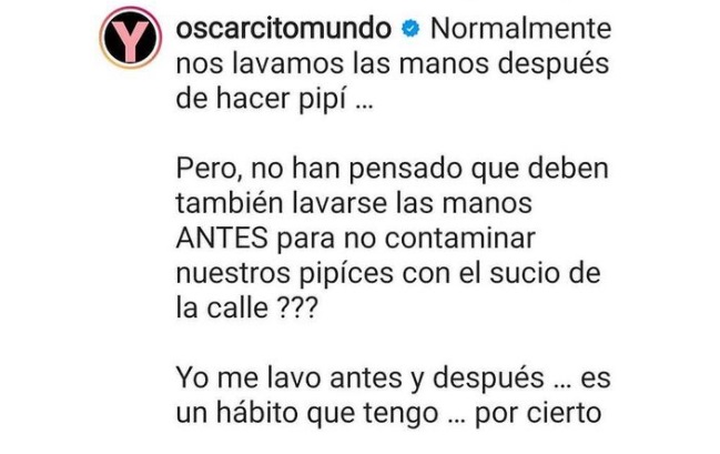 Oscarcito causa polémica