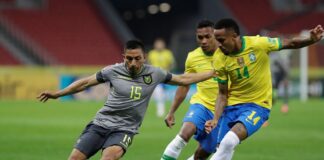 Brasil gana 2-0 a Ecuador en eliminatoria