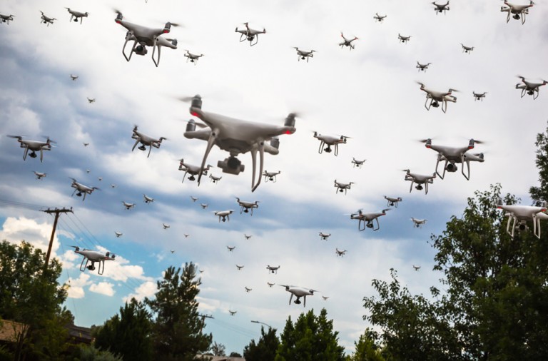 Drones para sembrar lluvia