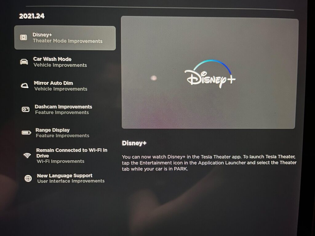 Tesla ahora permite ver Disney+