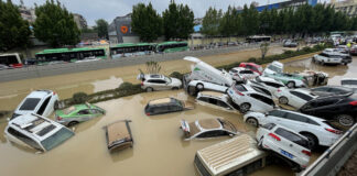 Intensas lluvias en China