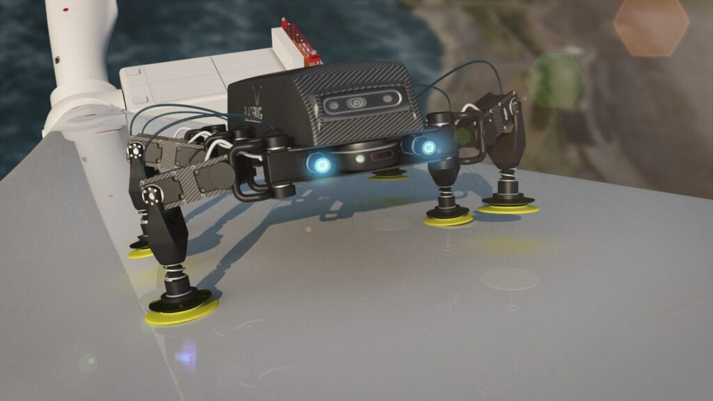 robots reparadores de parques eólicos