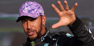 Entrenamiento caluroso de Lewis Hamilton - NA