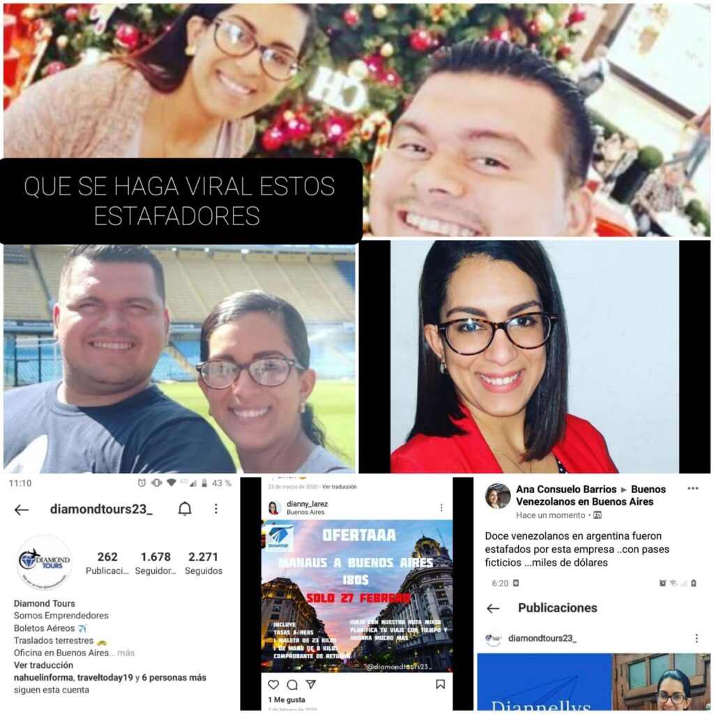 Pareja de venezolanos acusada de estafar