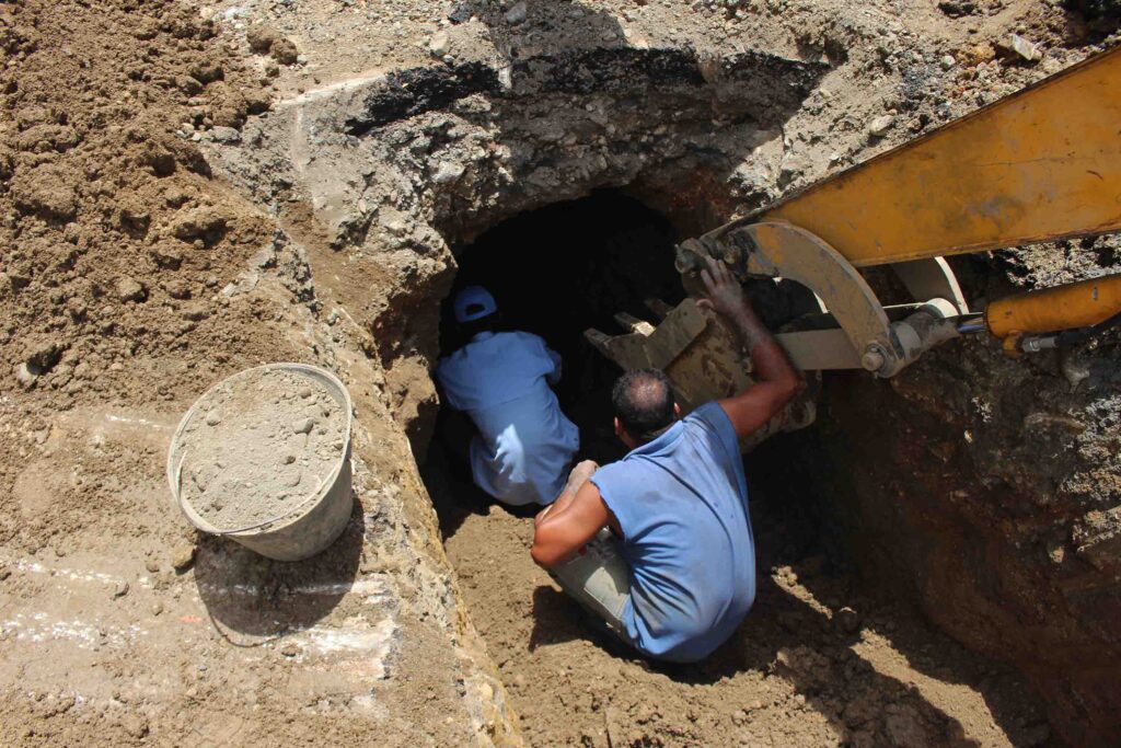sustitución de tuberías en La Cidra