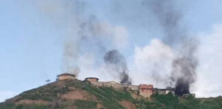 FAES quema "La Gallera" en la Cota 905