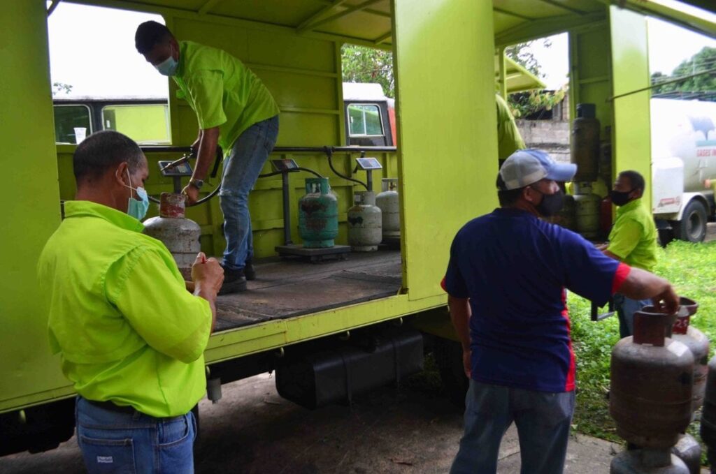 Mega operativo de gas doméstico