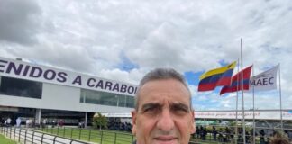Enzo Scarano arribó a Venezuela
