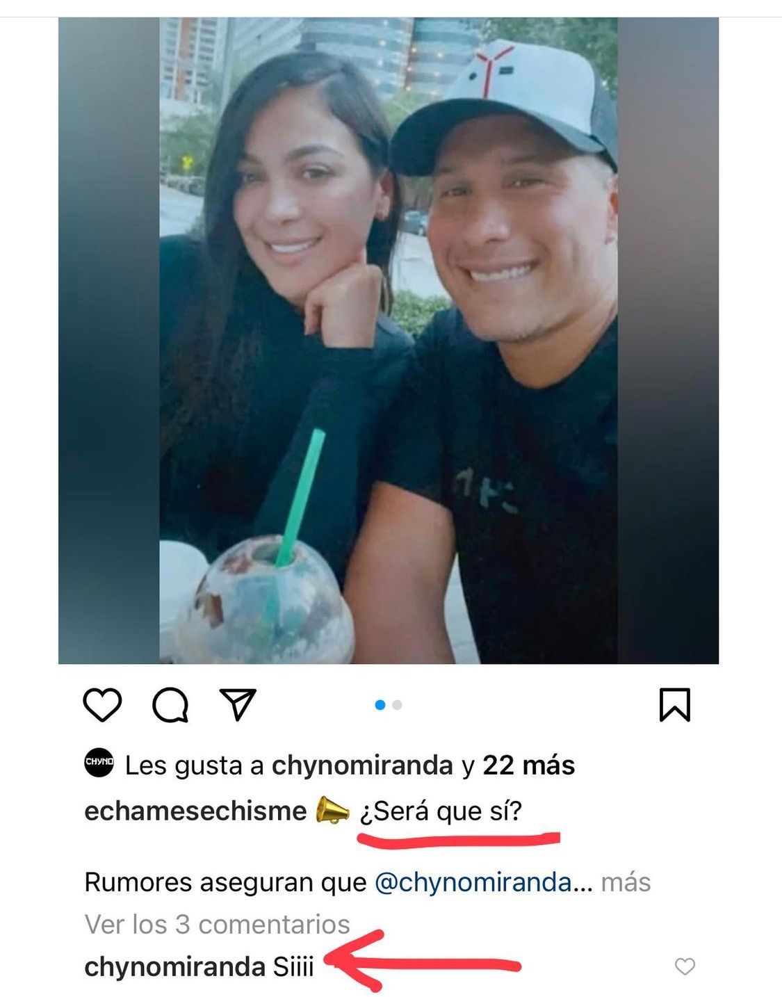 Chyno admite que tiene un nuevo amor 