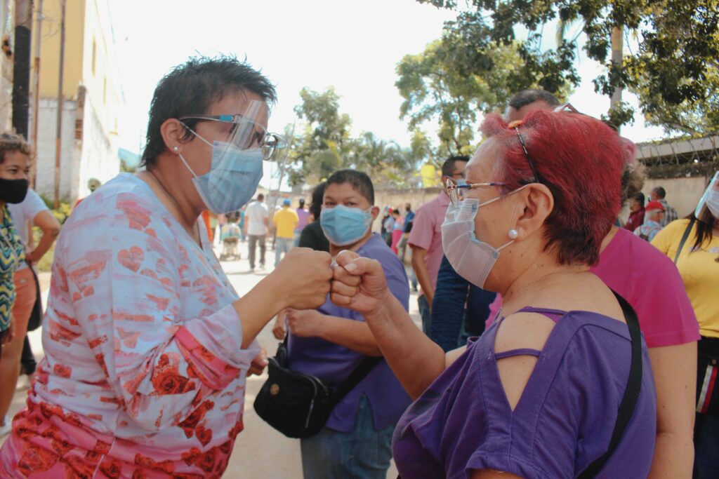 Ana González simulacro 