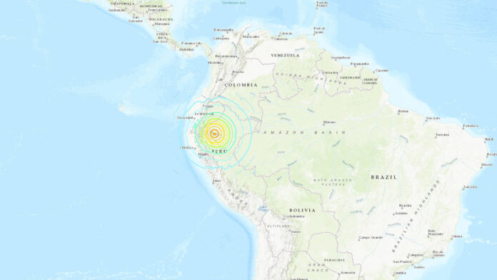 Sismo a escala de Richter en Perú
