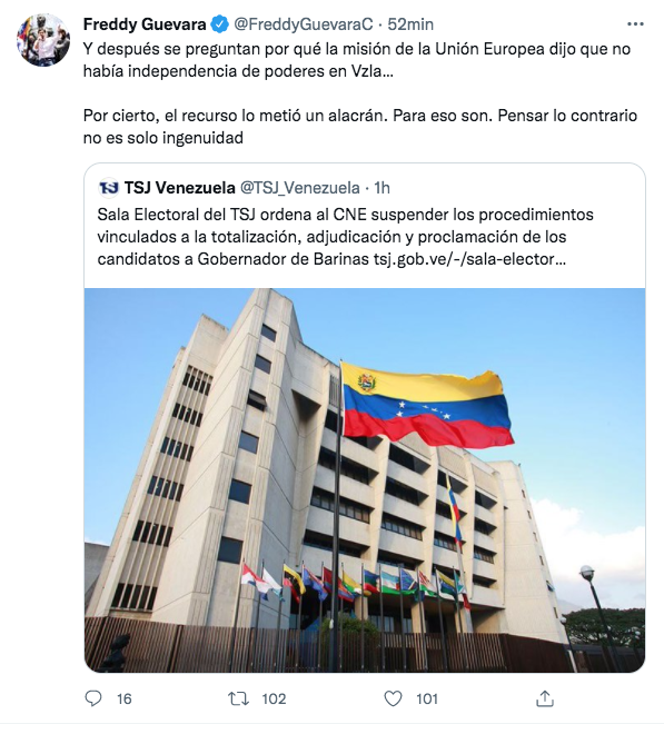 freddy guevara - Oposición 