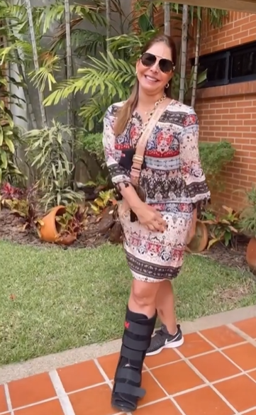 Viviana Gibelli sufrió aparatoso accidente