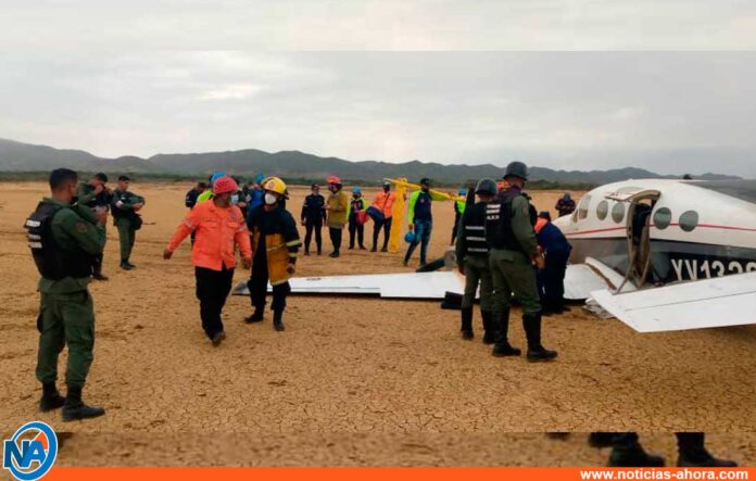 Aeronave aterrizar de emergencia en Anzoátegui - Aeronave aterrizar de emergencia en Anzoátegui