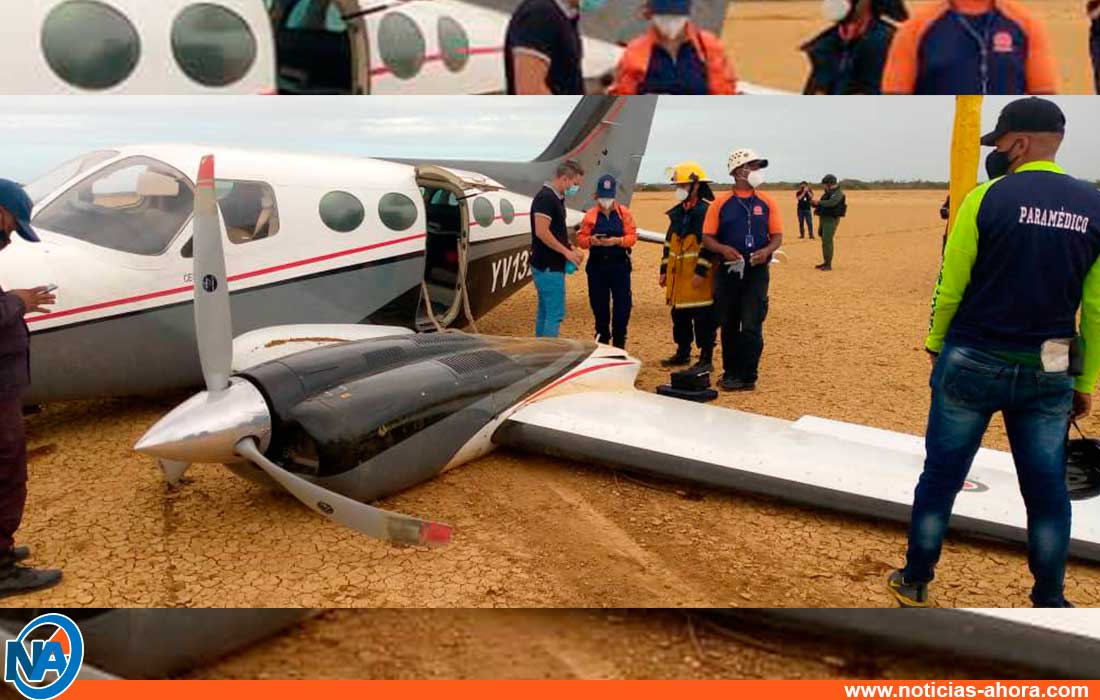 Aeronave aterrizar de emergencia en Anzoátegui - Aeronave aterrizar de emergencia en Anzoátegui
