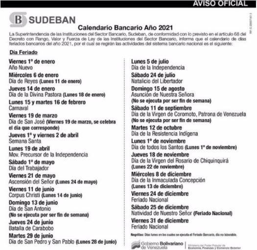 lunes bancario