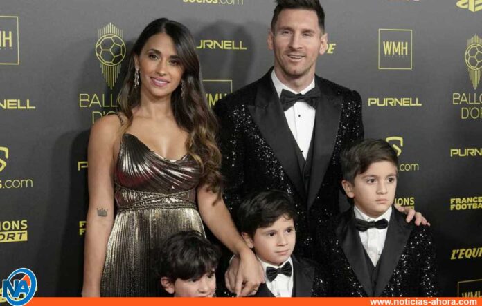 Messi esposa foto Balón Oro - Messi esposa foto Balón Oro