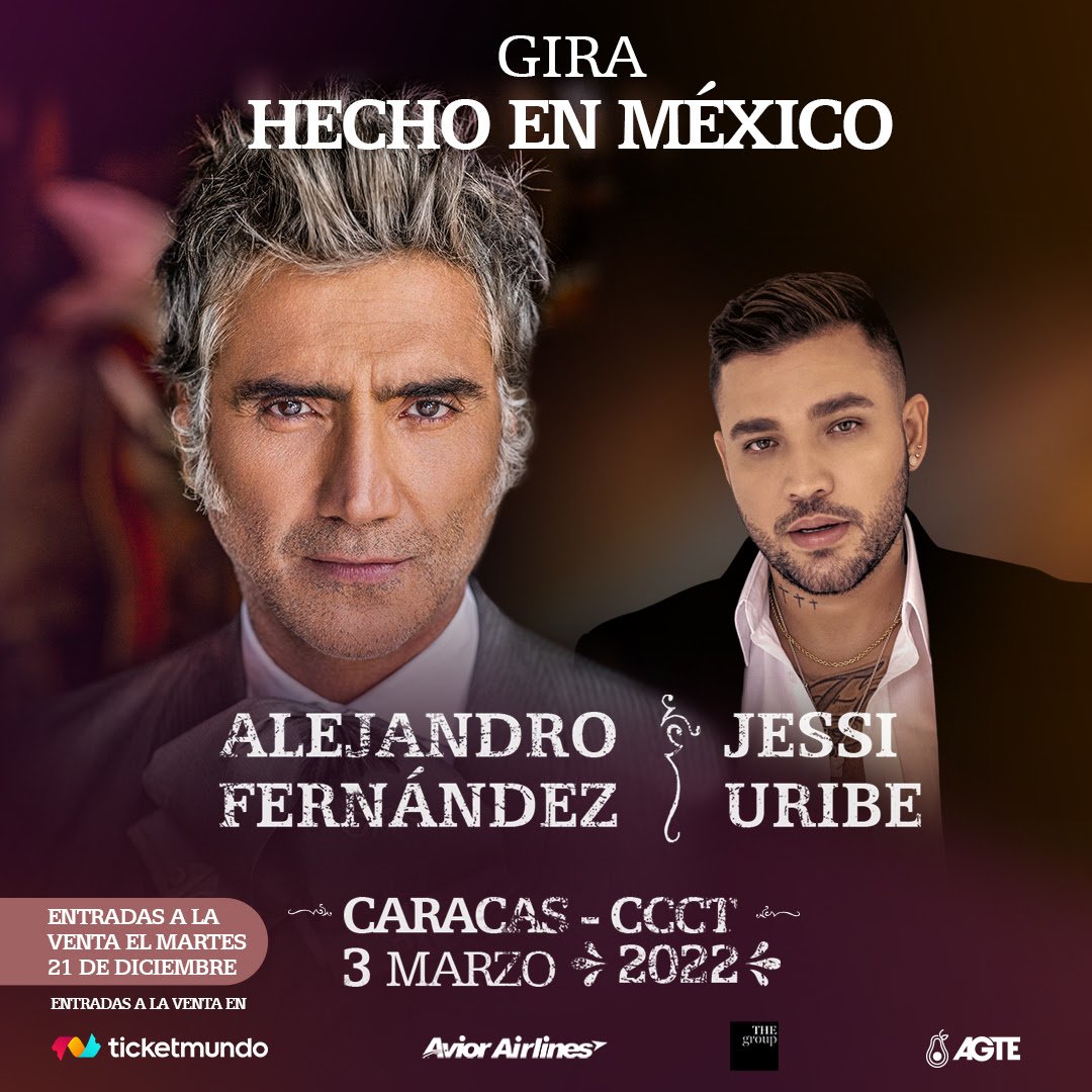Alejandro Fernández tour “Hecho en México” - Alejandro Fernández tour “Hecho en México”