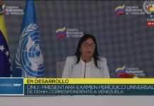 Venezuela presenta examen periódico de DD.HH - NA
