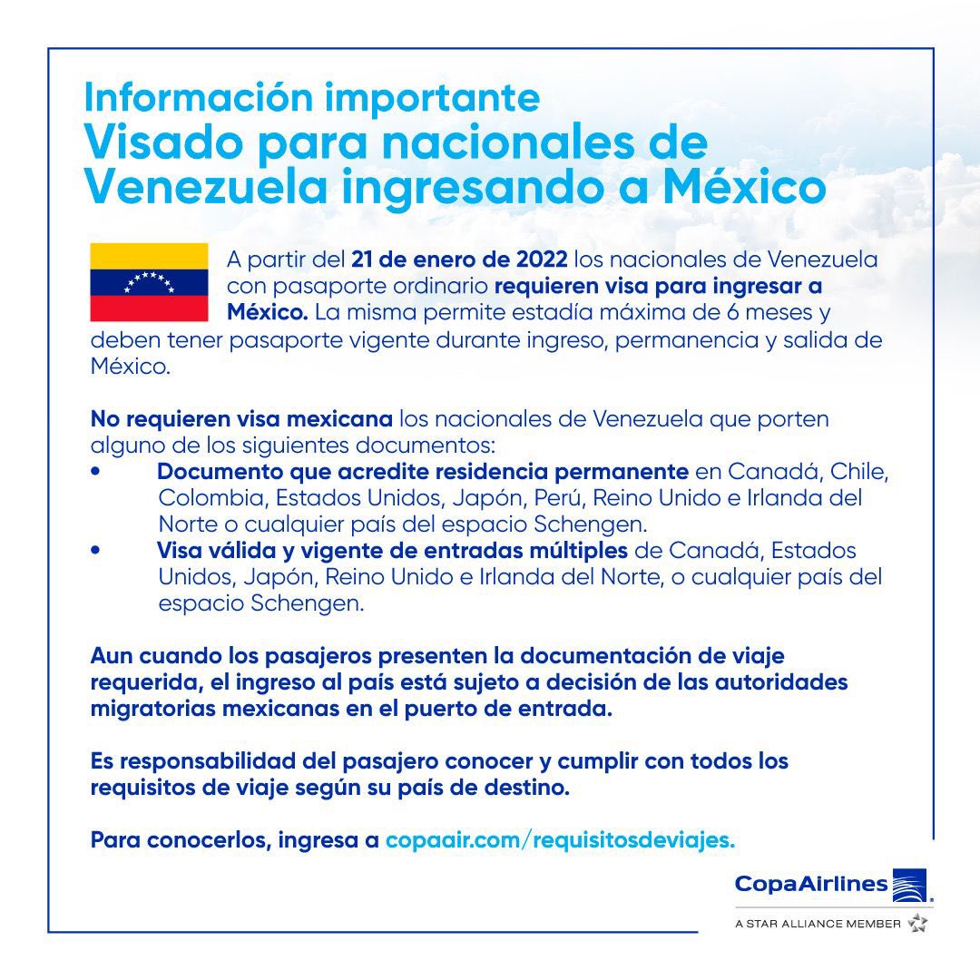 visa de venezolanos para ingresar a México - visa de venezolanos para ingresar a México