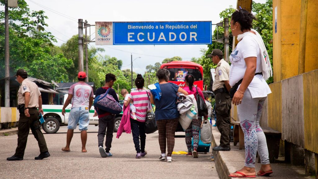 migración Venezolana en ecuador