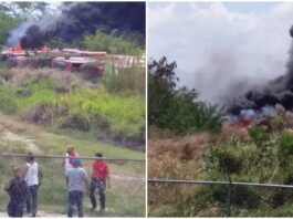 incendio en planta Yutong de San Felipe - NA