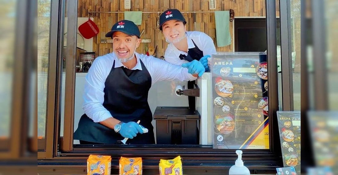 “food truck” de arepa