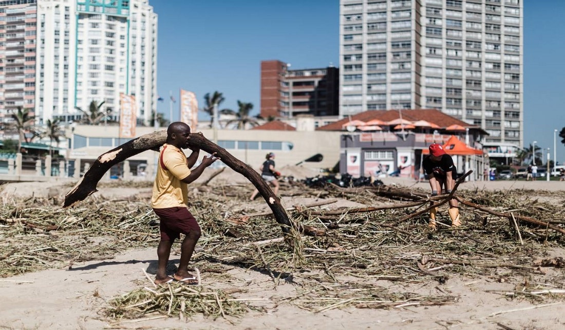 inundaciones en Sudáfrica