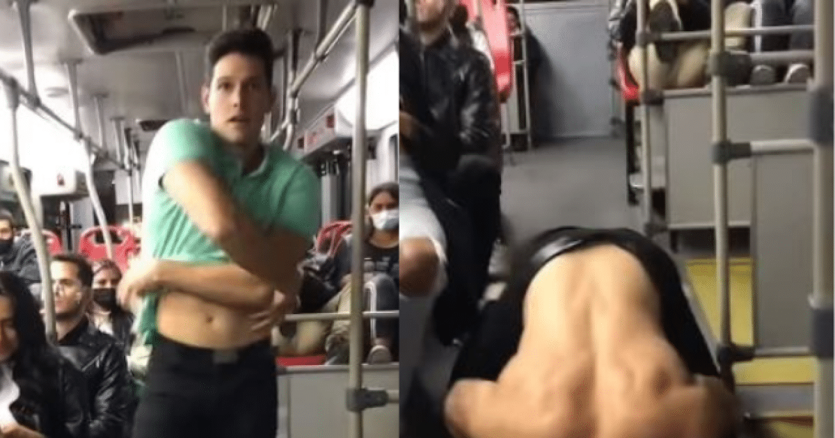 Modelo venezolano realiza un striptease