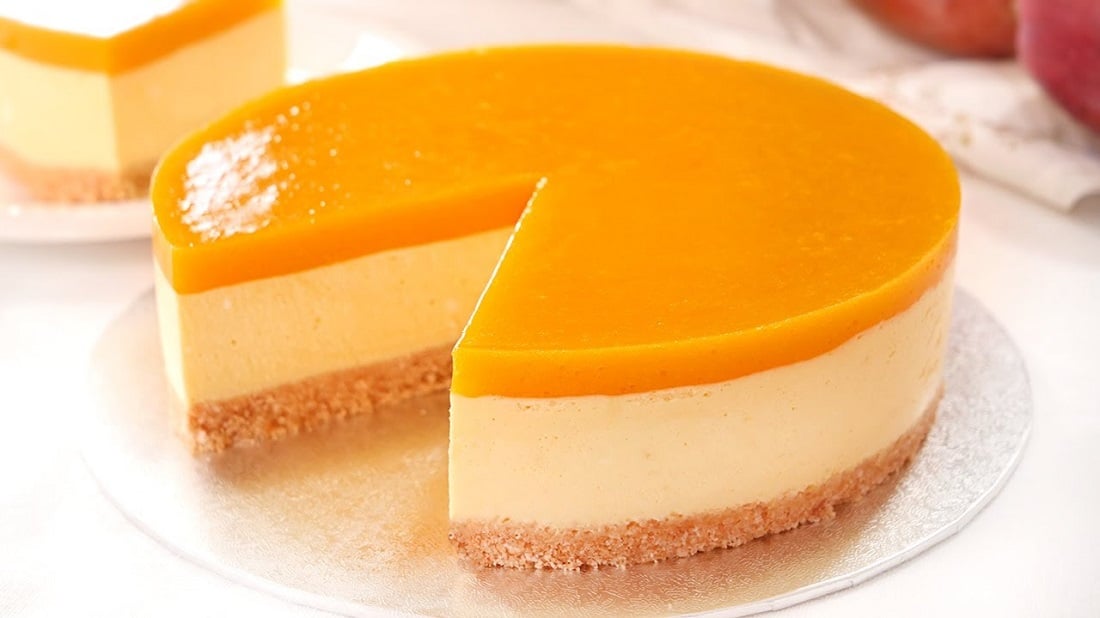 tarta de mango sin horno