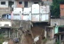 deslizamiento de tierra en Caracas