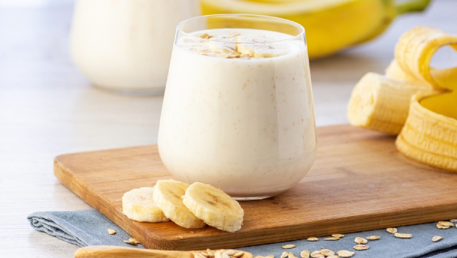batido de cambur con avena