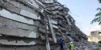 derrumbe de un edificio en Nigeria