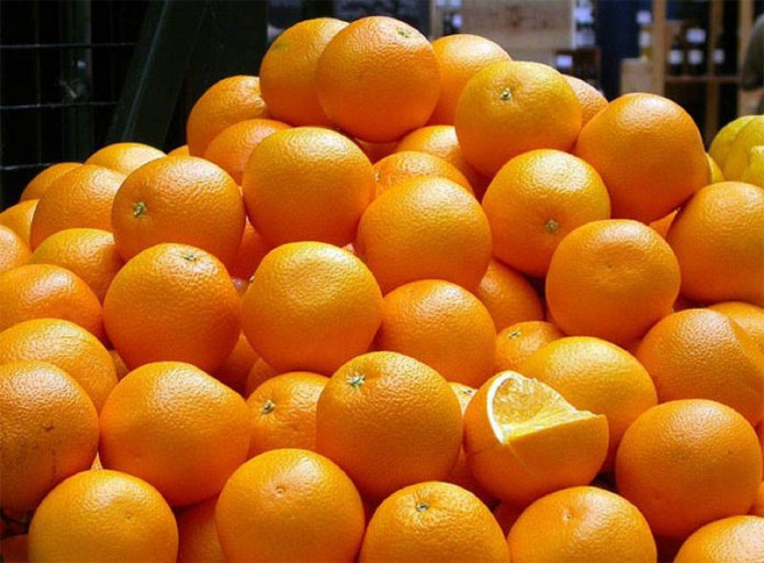 caída de producción de naranja