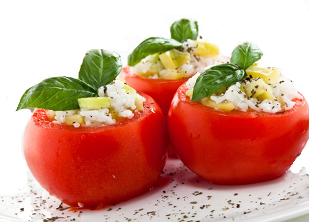 tomates rellenos de arroz