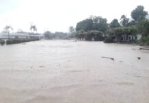 desbordamiento de río en Mérida