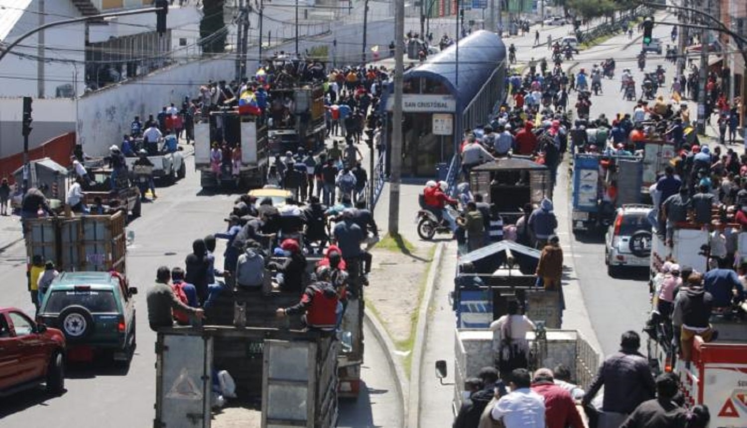 Protestas en Ecuador