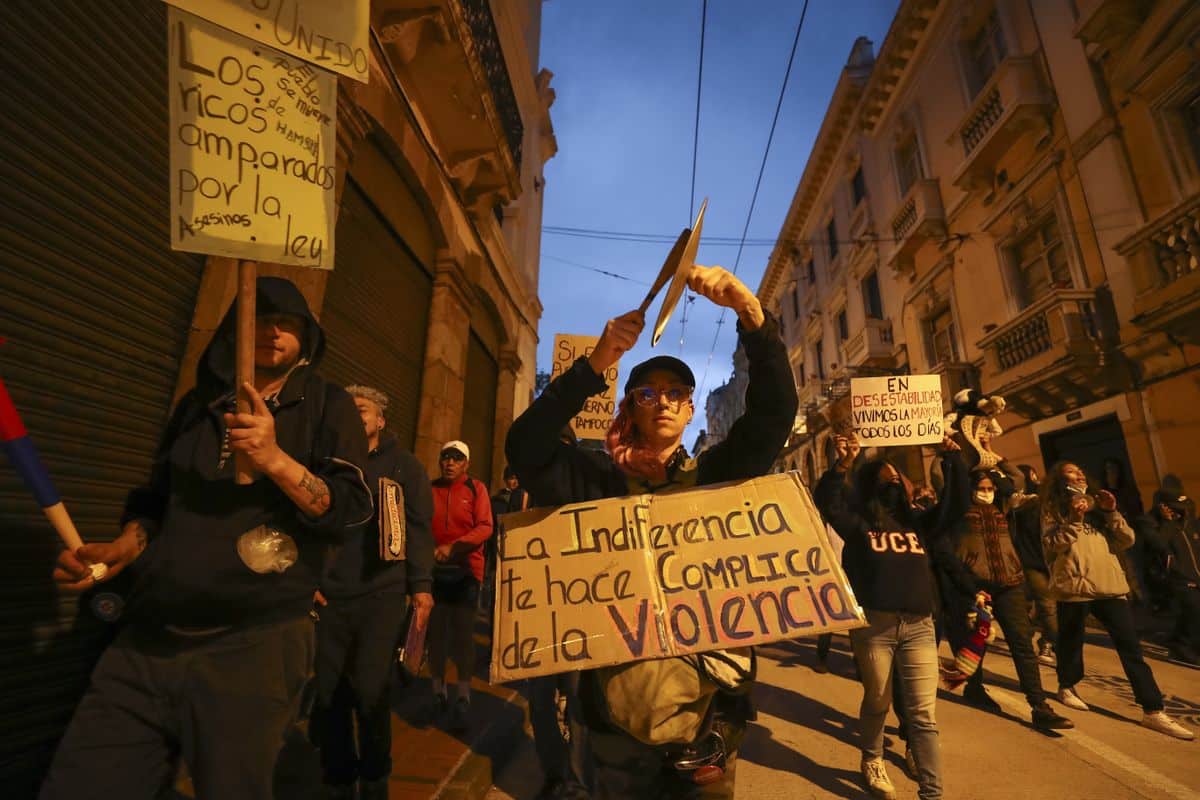 Protestas en Ecuador