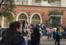 Protestas en el Colegio La Consolación