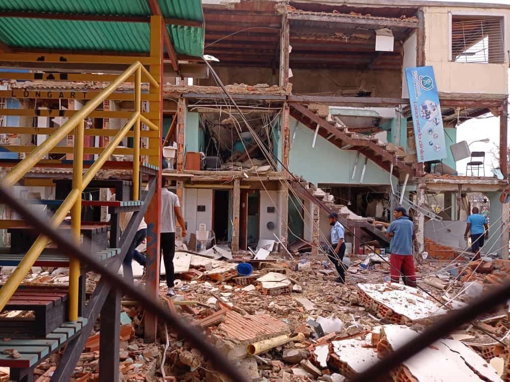 explosión de laboratorio clínico en Anzoátegui